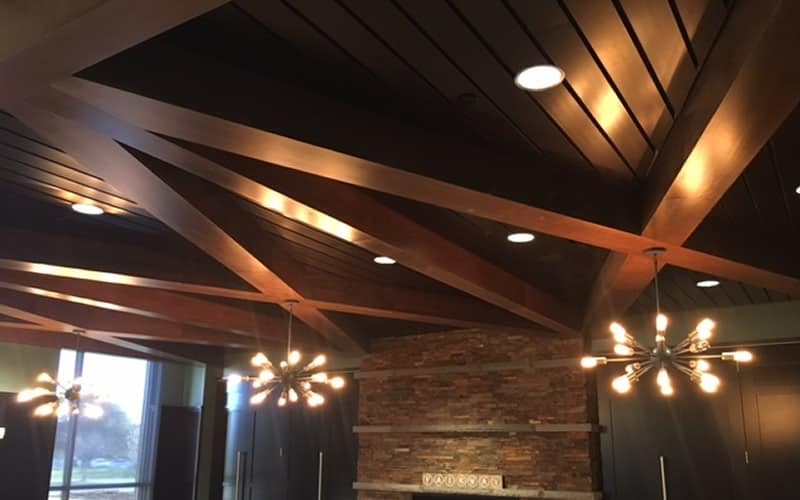 Wood Ceiling by Central Ceiling Systems, Inc.