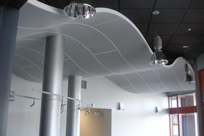 Curved Ceiling from Central Ceiling Systems